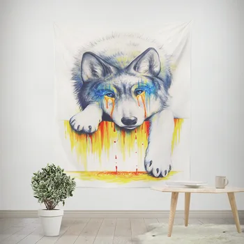 

Big Animal elephant Ocean Tapestry Home Aesthetic Devil Psychedelic Tapestry Wall Decor Hanging Wandteppich Home Textile BY50TA