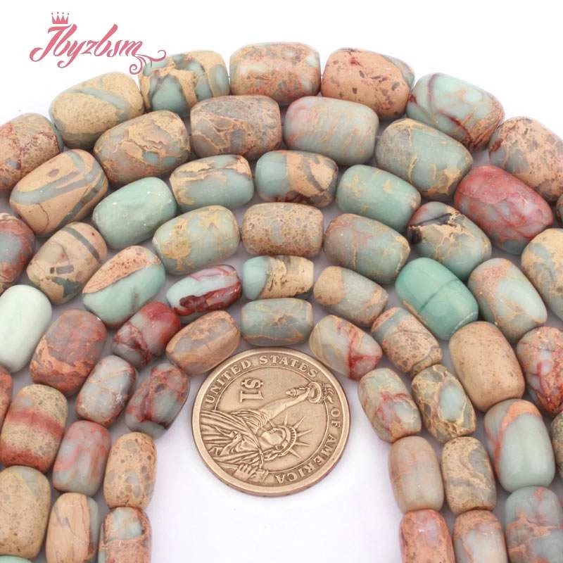 8x12,10x14,12x16mm Multicolor Column Shoushan Beads Loose Natural Stone Beads For DIY Necklace Bracelets Jewelry Making 15