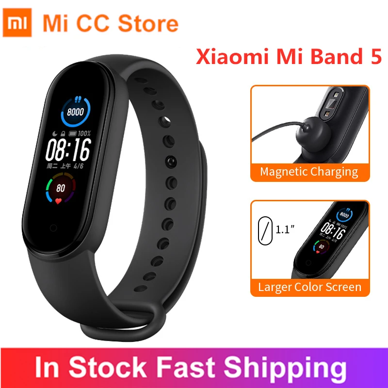 Global Version Xiaomi Mi Band 5 Wristband 1.1