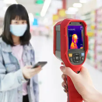 

2.8in LCD screen Thermometer UTi165K Handheld IR Thermal Imaging Camera Thermometer Temperature Tester with PC Analysis Software