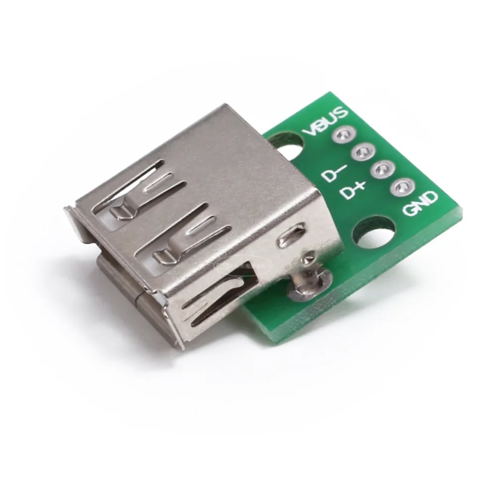

5pcs Type A Female USB To DIP 2.54mm PCB Connector Female USB PCB Board Connector USB PCB Socket USB Connector