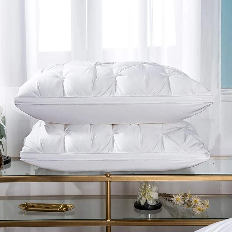 

Down Pillow French Romantic Twist Pillow 95 Bai Erong Pillow Down Pillow Pillow 48x74 Single Pillow Core