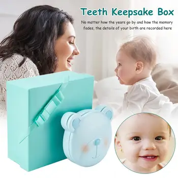 

Baby Teeth Keepsake Box Children Kids Tooth Storage Holder Organizer For Keep Kids Memory