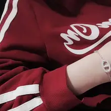 925 пробы серебряный Элегантный CZ Кристалл Свинья Нос браслет романтические Стразы samll Животные Браслеты Браслет Известный бренд ювелирные изделия