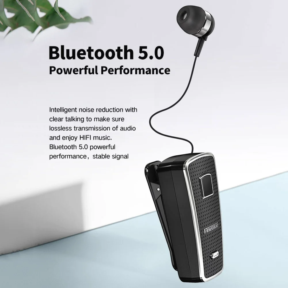 Fineblue F970 Pro Телескопическая задняя клипса дизайн беспроводной Bluetooth 5,0 громкой связи вызова наушники Простота в использовании