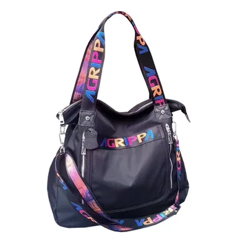 

LANSUXIANG Black Big Bag Large Capacity Casual Handbag Bag For Women Unisex Soft Leather Hobo Handbag