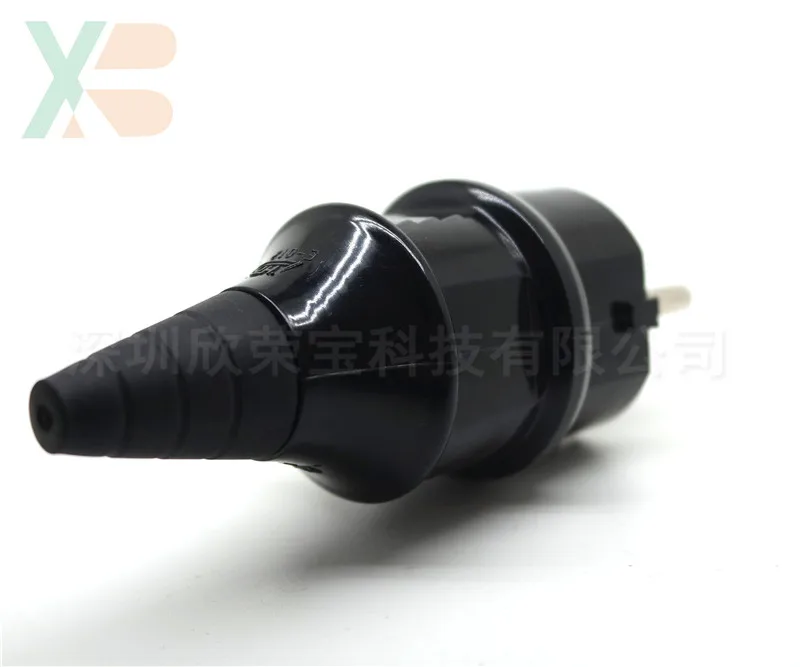 E-012 European Schuko 16A Power Plug IP44 Industry France/Germany Connector EU 2 Round Pins Adapter Type F AC Electrical Power 1 power plug socket