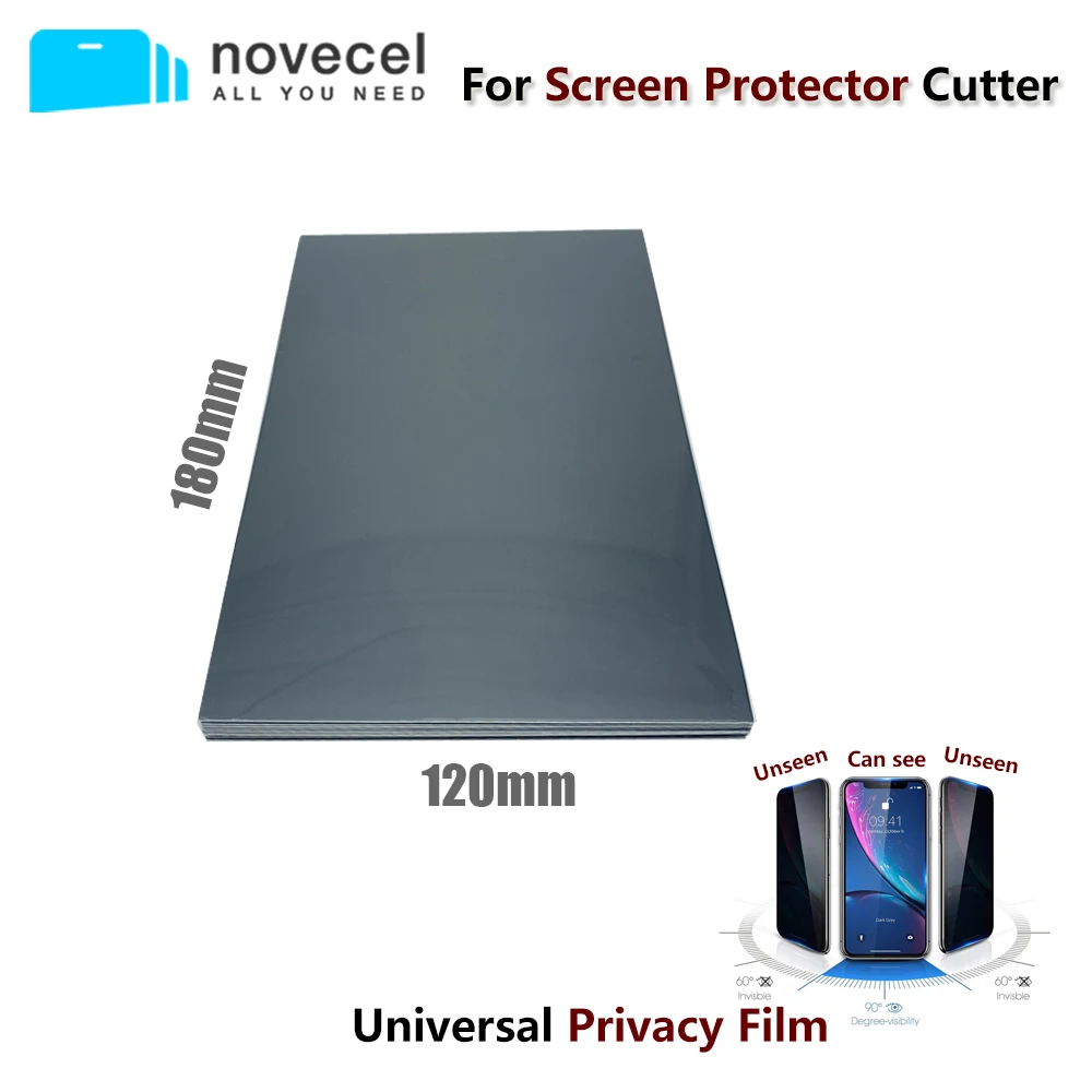 Fonlyu 10pcs/lot Mobile Phone Front Films Compressive Repair Privacy Film for Screen Protector Cutting Machine