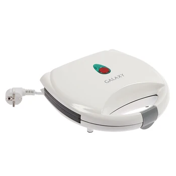 

Waffle maker Galaxy GL 2952, 850 W, nuts, non-stick, white 4366213