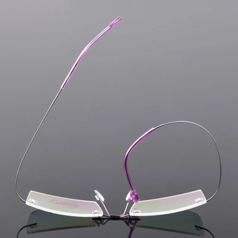 5Z18 Tytanowe Lekkie okulary korekcyjne bezramkowe Elastyczne zauszniki z pamięcią -0,5 -1 -1,5 -2 -2,5 -3 -4 -5 6 5Z18 Tytanowe Lekkie okulary korekcyjne bezramkowe Elastyczne zauszniki z pamięcią -0,5 -1 -1,5 -2 -2,5 -3 -4 -5 4