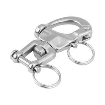 

70mm Snap Shackle Hardware 1pc Jaw Swivel AISI 316 For Sailboat Spinnaker
