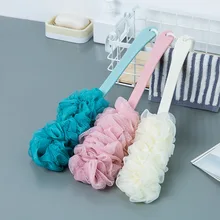 Щетка для ванны мягкая большого размера для взрослых сетчатая губка для ванной вуаль банное полотенце длинная ручка сетчатая губка для ванной