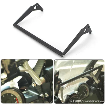 

For BMW R1200GS R1250GS Adv Adventure 2014-2019 Handlebar Bracket Phone Support Holder Gps Navigation Navigator Carbon Fiber