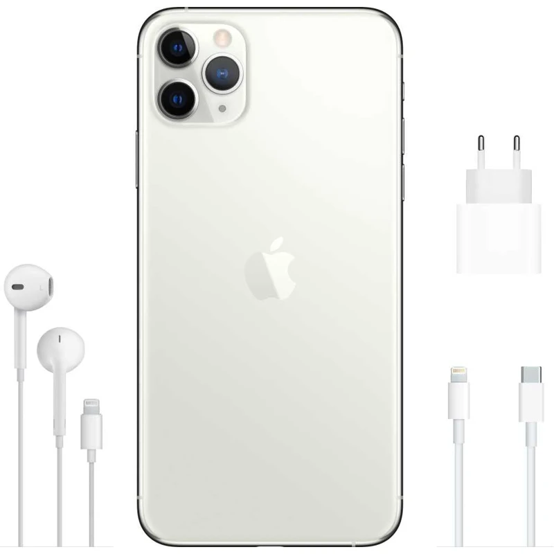 Смартфон Apple iPhone 11 Pro Max MWHP2RU/A 512Gb серебристый 3G 4G 1Sim 6.5" OLED 1242x2688 iOS 13 1