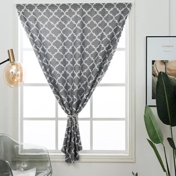 

Blackout Curtains Geometric Curtains for Living Room Bedroom Decorative Curtain Velcro Modern Blackout Curtains For Windows
