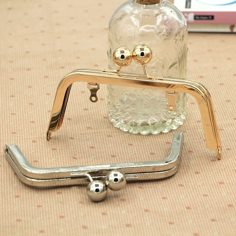 

14cm Size Two Big Ball Clasp Mini Purse Frame,sew On Purse Frame,vintage Purse Frame Handle Bag Frame Strape Handle Accessories