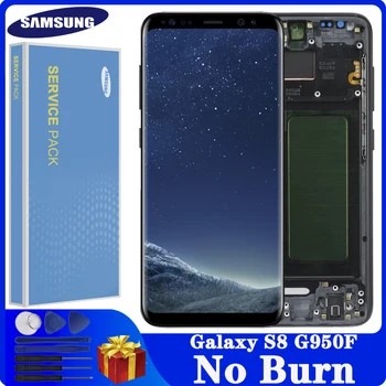 

Original AMOLED for SAMSUNG galaxyS8 G950 G950F LCD Display Touch Screen Digitizer Replacement for SAMSUNG Galaxy S8 LCD Display