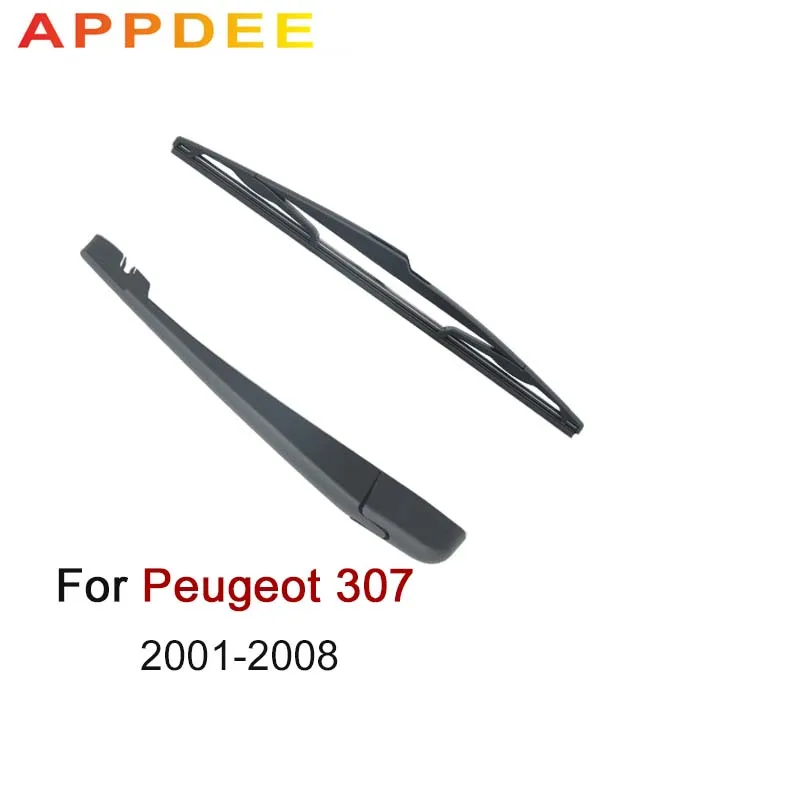APPDEE Wiper 1" Задняя щетка стеклоочистителя и набор рычагов для peugeot 307 2001-2008 ветровое стекло заднего стекла