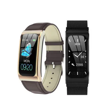 

Couple Bluetooth Watch Touch Screen Anti-lost Heart Rate Detection Sleep Tracking Wearable Device Running Pedometer Smart Watch