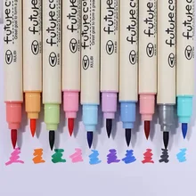 10 цветов, Мягкая головка, кисть, цветной набор ручек для рисования, многоцелевой, ручная, для счета, художественная, цветная ручка, красивая ручка, 10 цветов в комплекте