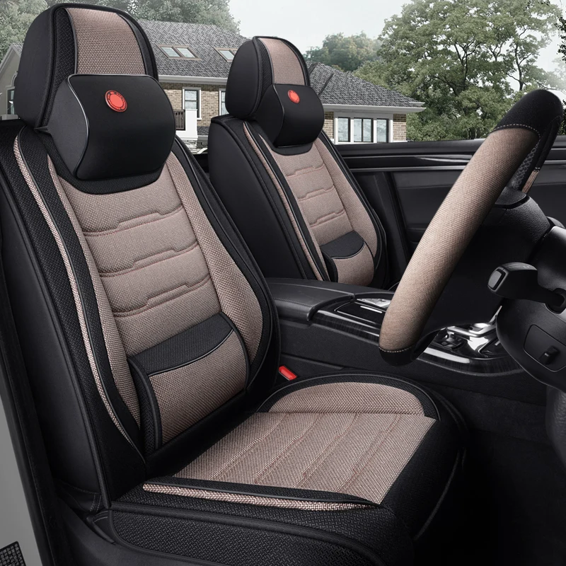 Volledige Dekking Vlas Fiber Auto Bekleding Auto Zetels Covers Voor Lada Ellada Granta Kalina Largus Xray Ladasamara Ladaclassic Volledige Dekking Vlas Fiber Auto Bekleding Auto Zetels Covers Voor Lada Ellada Granta Kalina Largus Xray Ladasamara Ladaclassic