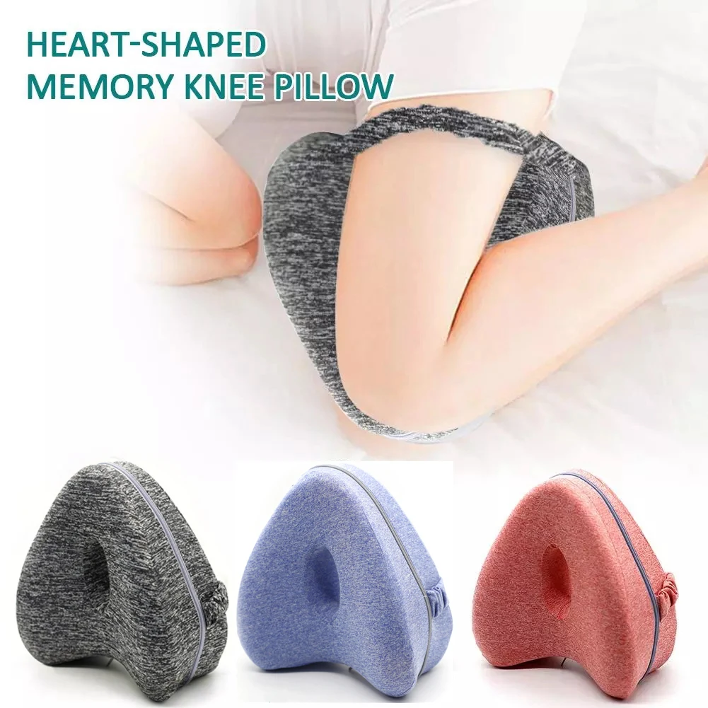 

Orthopedic Pillow Sleeping Elevation Pregnancy Body Rest Memory Cotton Foam Side Lying Leg Pillow Knee Support Recovery Cushion