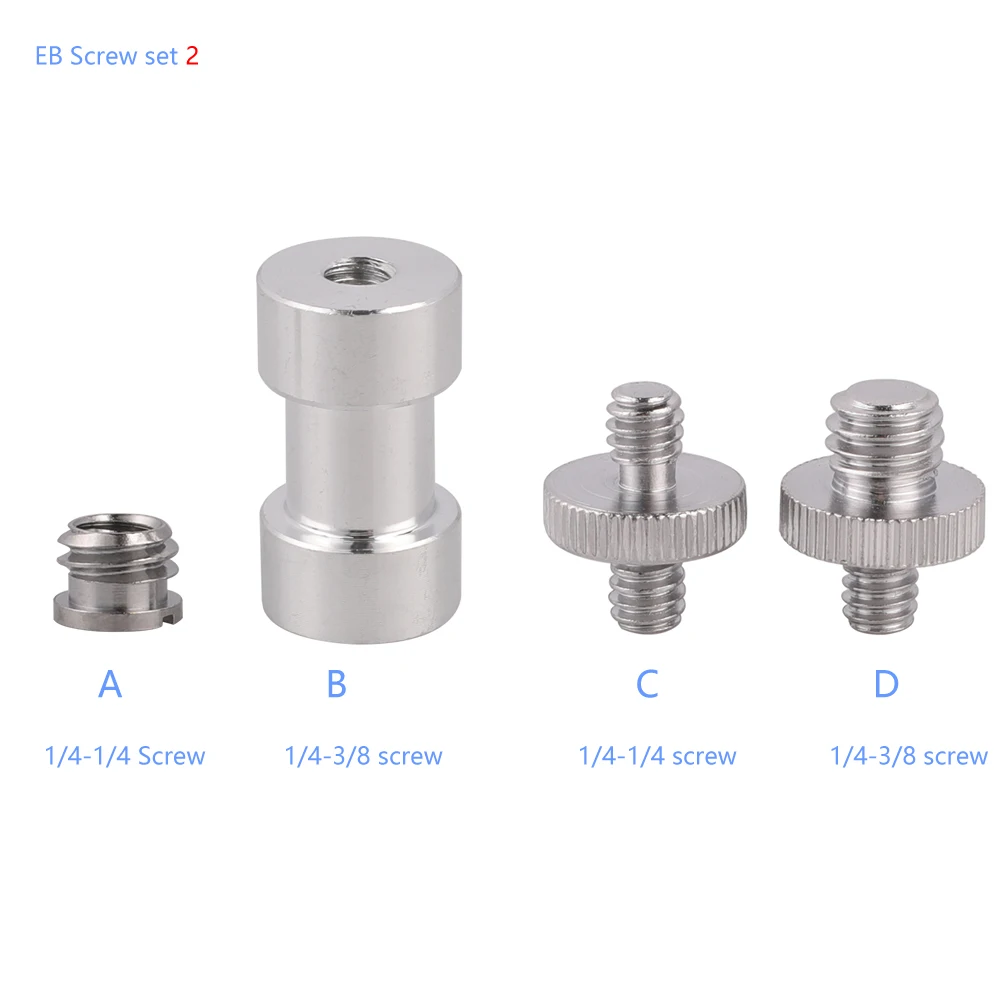 Camera Mount Screw 1/4&quot To 3/8&quot Canon Nikon Sony Converting Adapter for Monitor/Flash Bracket/ Light Stand/Tripod/Ballhead/Micro |