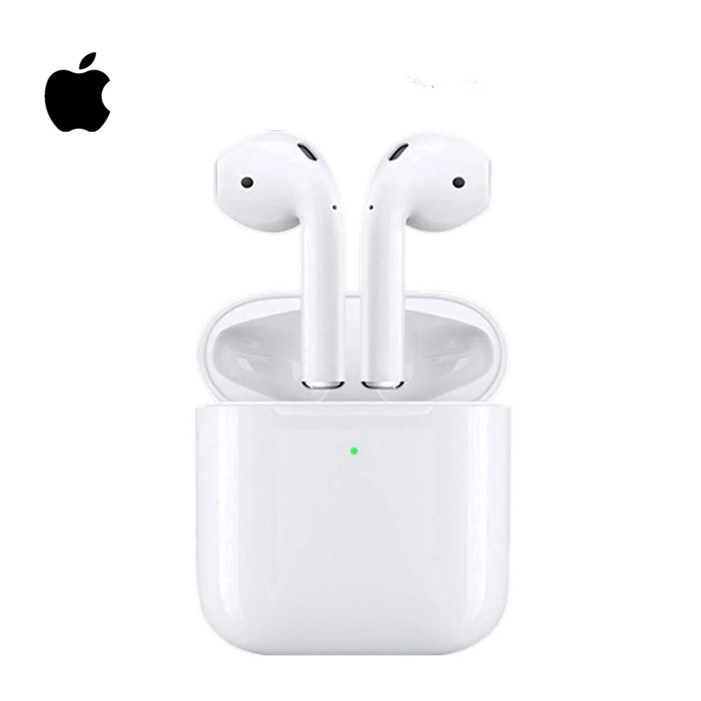 

Apple AirPods 2nd Original air pods Bluetooth Headset with Wireless Charging Case for iPhone iPad MacBook iPod Apple Watch