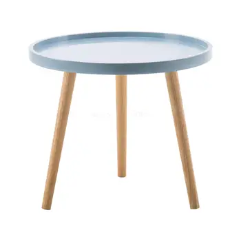 

Coffee Table Nordic Small Apartment Modern Creative Living Room Double Tea Table Table Simple Sofa Table Round Table Corner Tabl