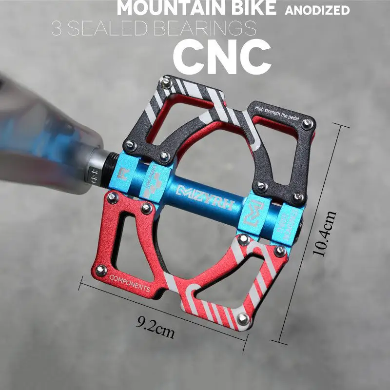 Велосипедные педали для BMX MTB, педали для шоссейного велосипеда, ультралегкие, 3 герметичных подшипника, складные велосипедные педали с ЧПУ, велосипедные детали из алюминиевого сплава