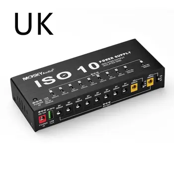 

Iso-10 Effector Power Supply 9V 12V 18V 10 Isolated Output Electric Guitar Multi-Channel Power Supply