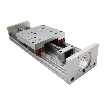 

free shipping！Linear motion Sliding table travelling length 300mm HGR20 Linear Guide Rail+Ball Screw SFU1610 SFU1605 for Z Axis