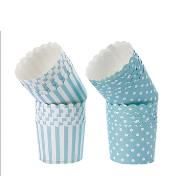 

Pastry Baking Mold Cake Cups Chocolate Mold Paper Cups Sustainable Eco Friendly Products 24 Pack Patisserie Kitchen Tools EB50DG