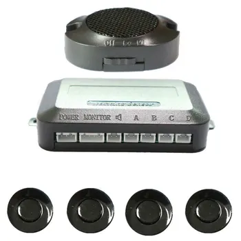 

Auto Parking Sensors No Display Buzzer Car Reversing Radar with 4 Probes Adjust BIBI Speaker Alert Indicator Probe System