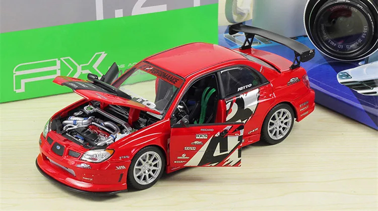 WELLY 1:24 Subaru Impreza моделирование сплав модель автомобиля ремесла украшения коллекция игрушка инструменты подарок