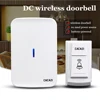 CACAZI Wireless Waterproof Doorbell DC Battery-operated 2 Button Receiver 150M Remote Cordless Doorbell 36 Chimes 3 Volume ► Photo 3/6