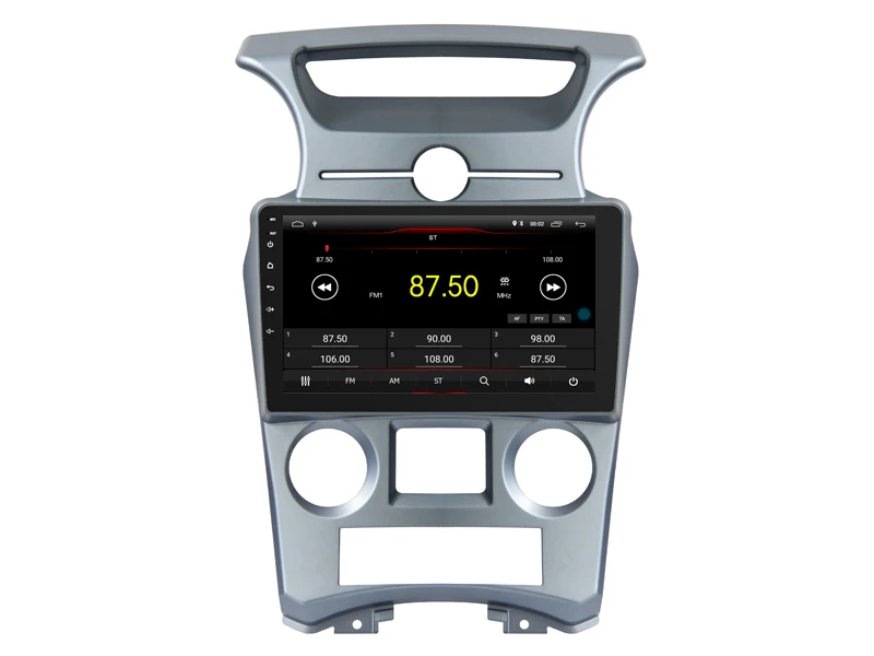 Best AVGOTOP Android 9 Bluetooth GPS Car Radio DVD Player For KIA CARENS 2007-2011 (Auto Air- Conditioner version) 1