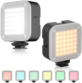 

ULANZI U-Bright Camera LED Video Light Portable 3000mAh Rechargeable Dimmable Bi-Color 2700-6500K 6 Colored Paper Softbox Lamp