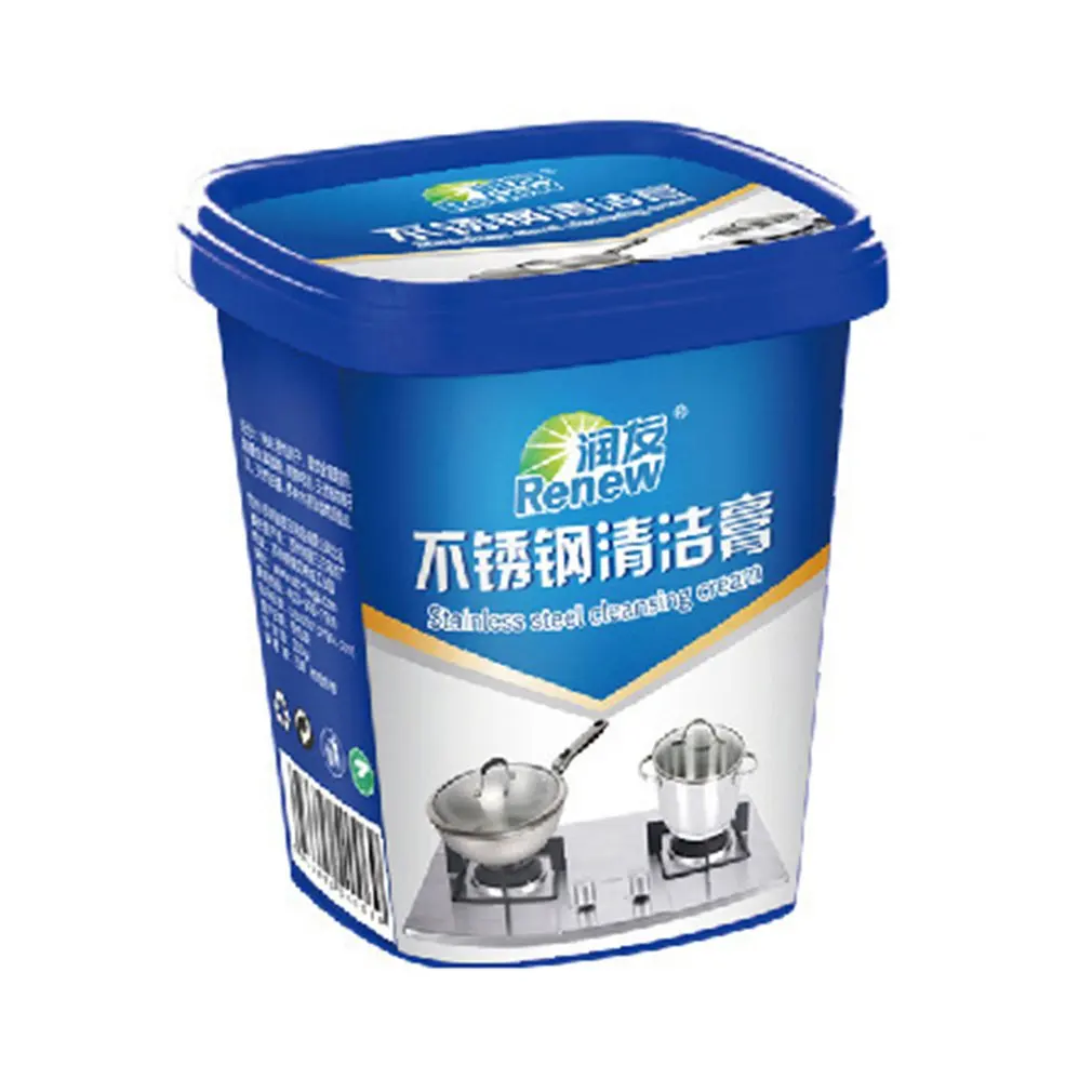 

Stainless Steel Cookware Cleaner Helps Remove Stains Polish Pots and Pans Multi-Purpose Metal Cleaner Cleansing Cream