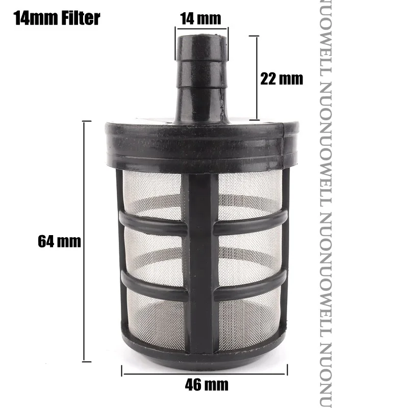 2 шт 9~ 14 мм шланг Труба фильтр орошение насос Фильтры опрыскиватель мембранный насос Абсорбирующая фильтрующая Сетка Гаден фильтр для полива сетка