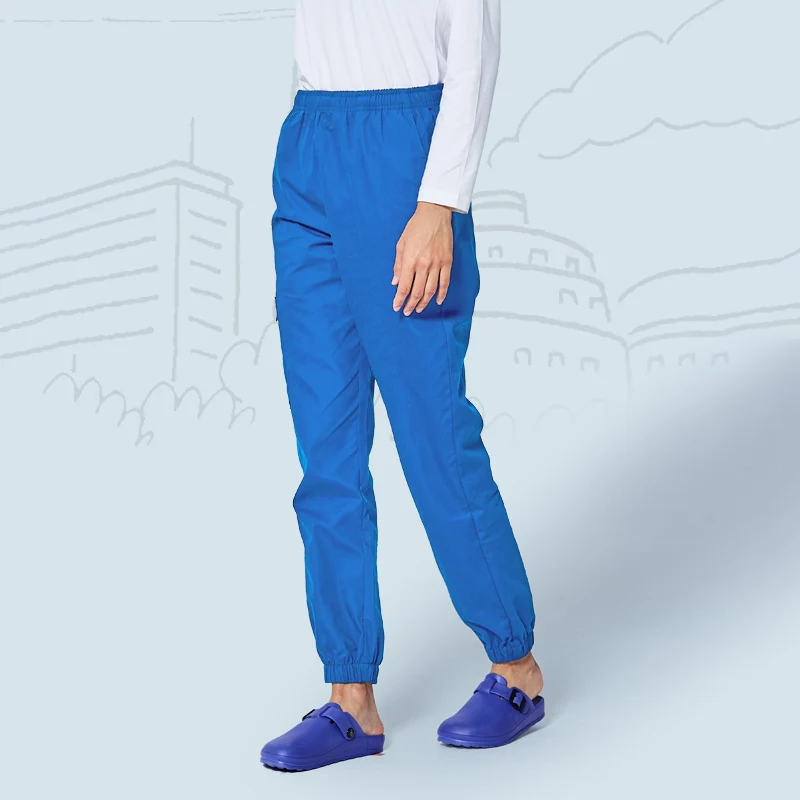 

Medical Jogger Scrub Pants Cargo Medical Trousers Break On Full Elastic Nurse Doctor Work Bottoms For Women and Men Bottoms