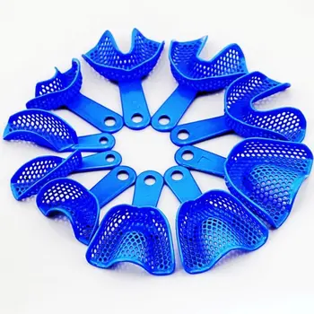 

10pcs/1set Dental Plastic-Steel Dental Impression Trays Quality Guaranteed