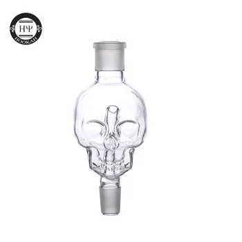 

H Clear Big Glass Molasses Catcher Smoking Flavour Tobacco Oil Connector For Shisha Hookah Narguile