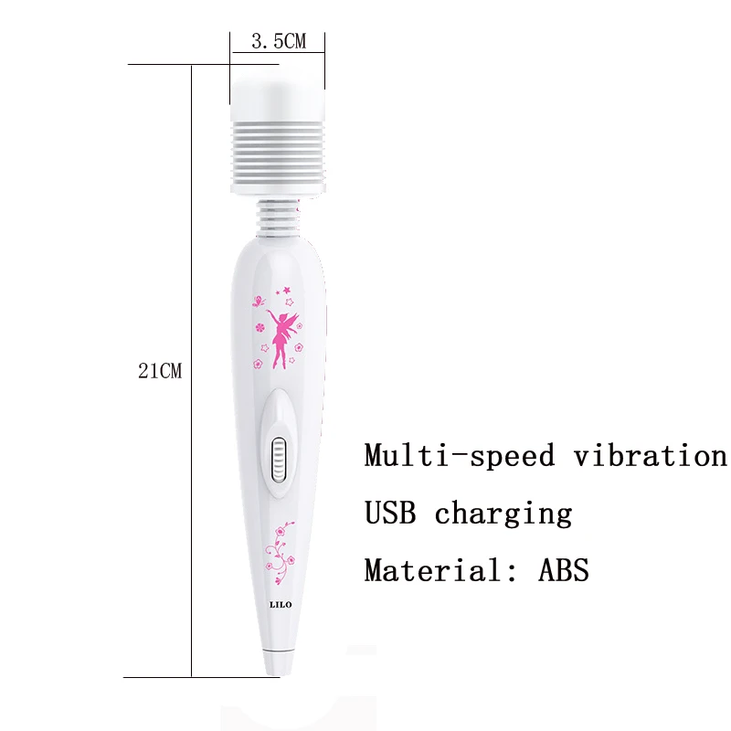 Многоскоростной AV вибратор волшебная палочка для точки G Стимулятор оргазма
