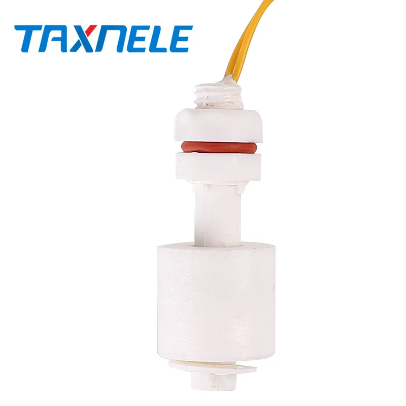 PP Liquid Water Level Sensor Horizontal Float Switch Down low pressure float switch Tank Pool Water Level Sensor 40cm wire
