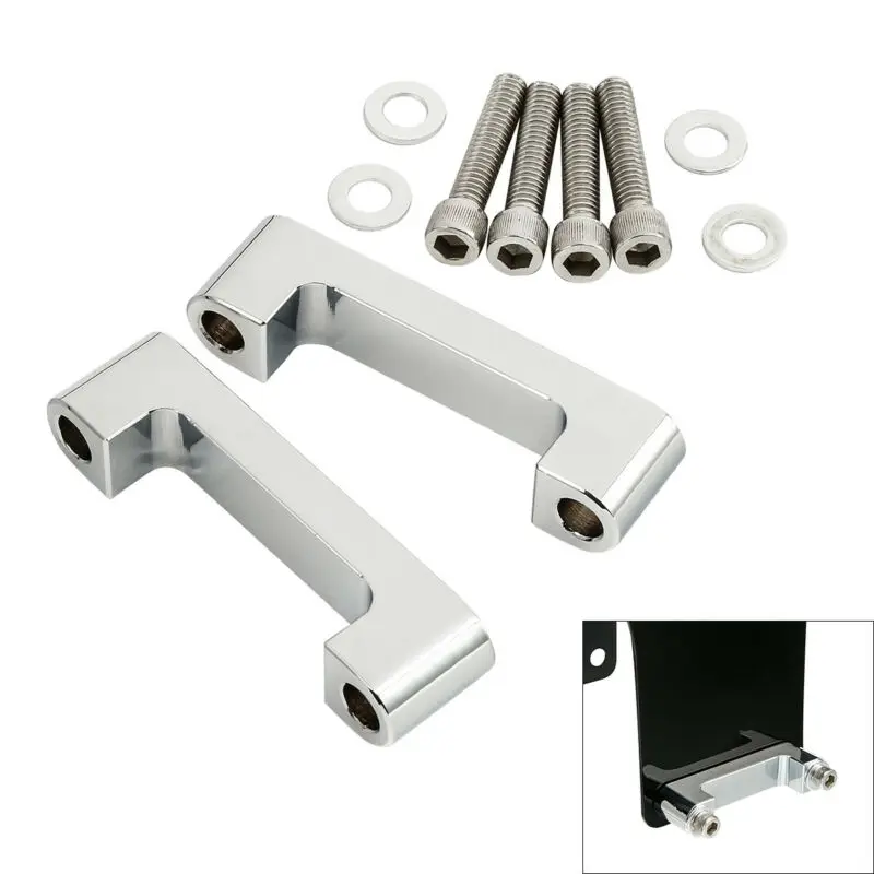 Moto 21 "23'' 26 ''Parafango Anteriore Supporto Spaziale Per Harley Touring Baggers Custom Road Glide 2007-2013