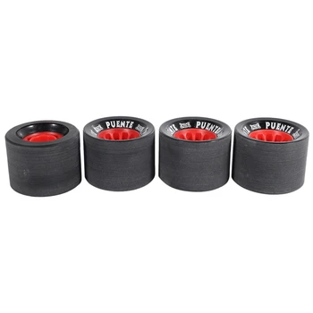 

PUENTE 4Pcs/Set Skateboard Wheels 70 x 51mm PU Skateboard Wheels Longboard Wheels Long Drift Board Accessories