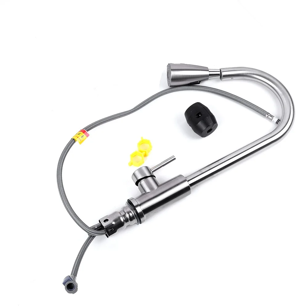 

Stainless Steel Faucet Sprayer Easily Installation Kitchen Sink Pull Out Swivel Spout Mixer Tap Faucet Accessories