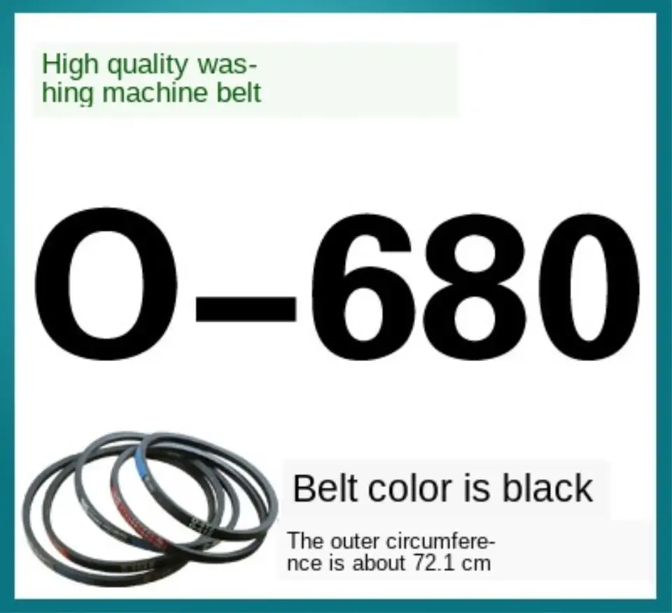 O-680E Washing Machine Drive Belt Home Appliance Parts Appliances