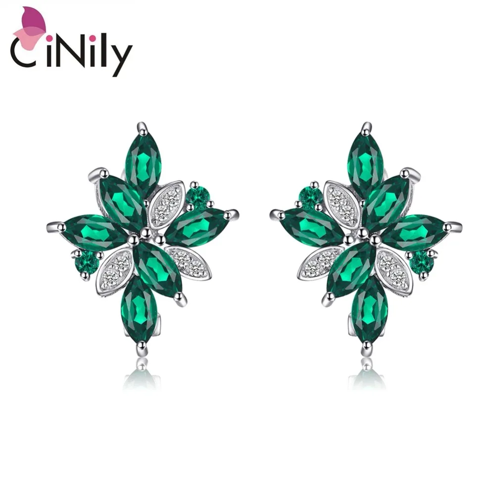 Женские серьги-гвоздики из серебра 925 пробы | Украшения и аксессуары